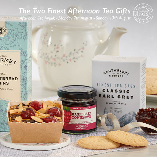 Afternoon Tea Gifts from Spicers of Hythe, the blog cover to direct you to our best afternoon tea gift hampers available for below £40.