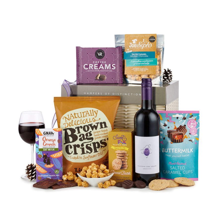 Vegan Gluten Free Hamper With Wine