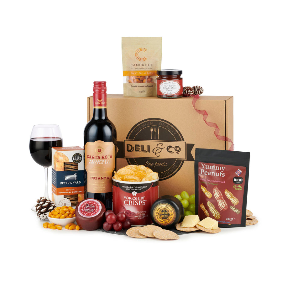 H23160 Wine & Cheese Hamper Spicers of Hythe