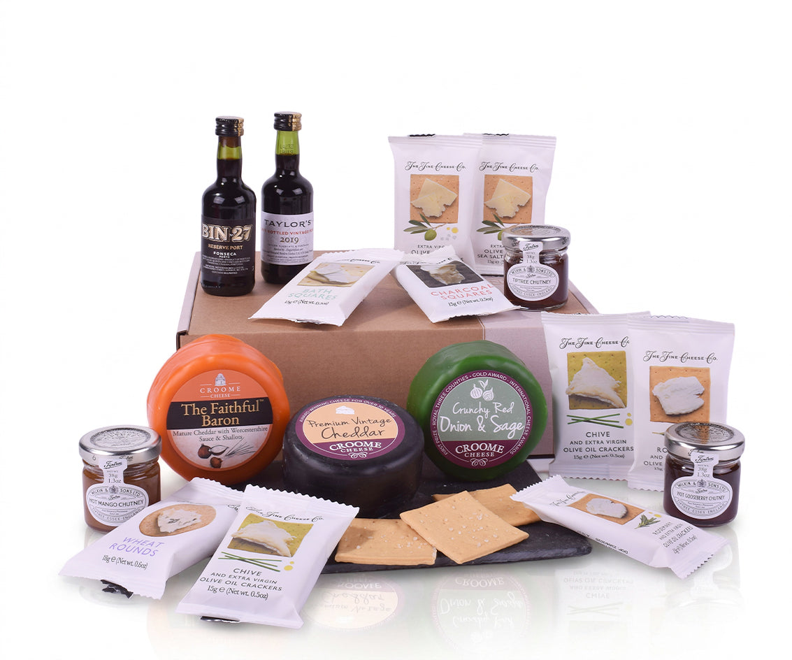 Port and Cheese Gift Box | Christmas Cheese Gift 2026