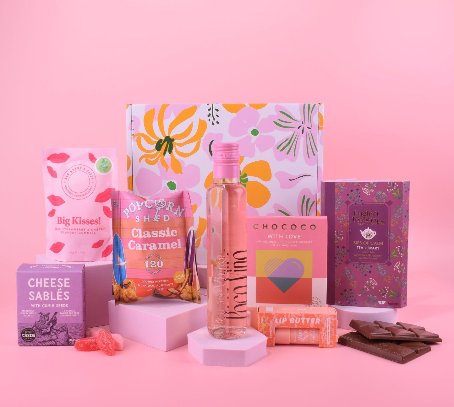 Sweet Treats with Wine Gift Set