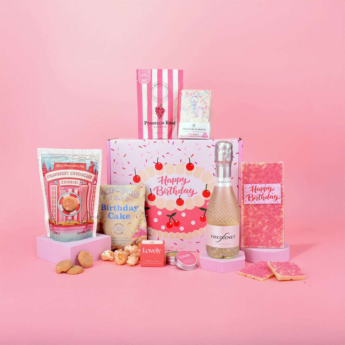 Luxe Happy Birthday Prosecco Gift Set