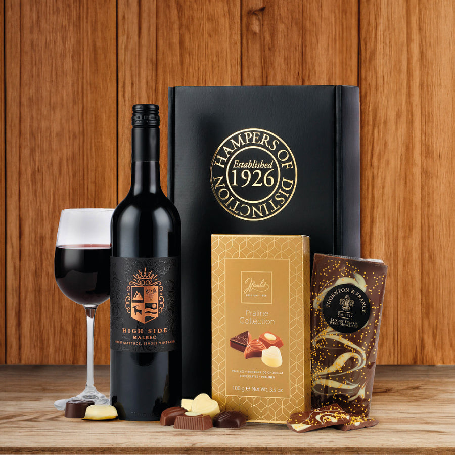 Red Wine & Chocolates Gift Box