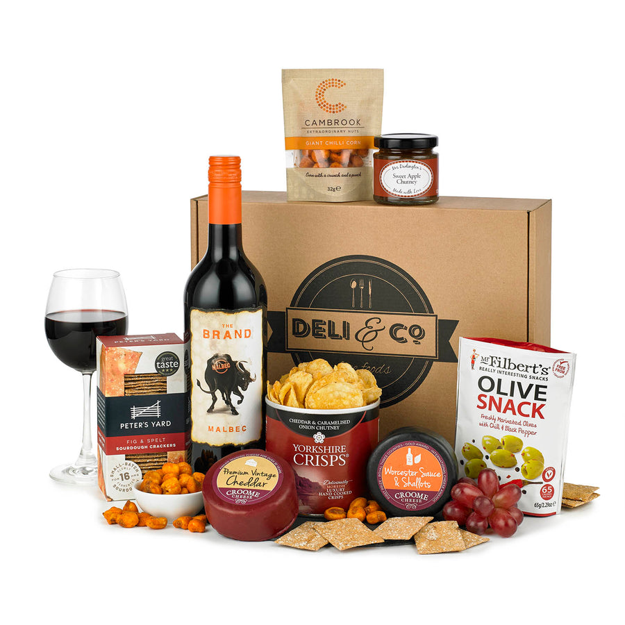 Wine & Cheese Gift Box